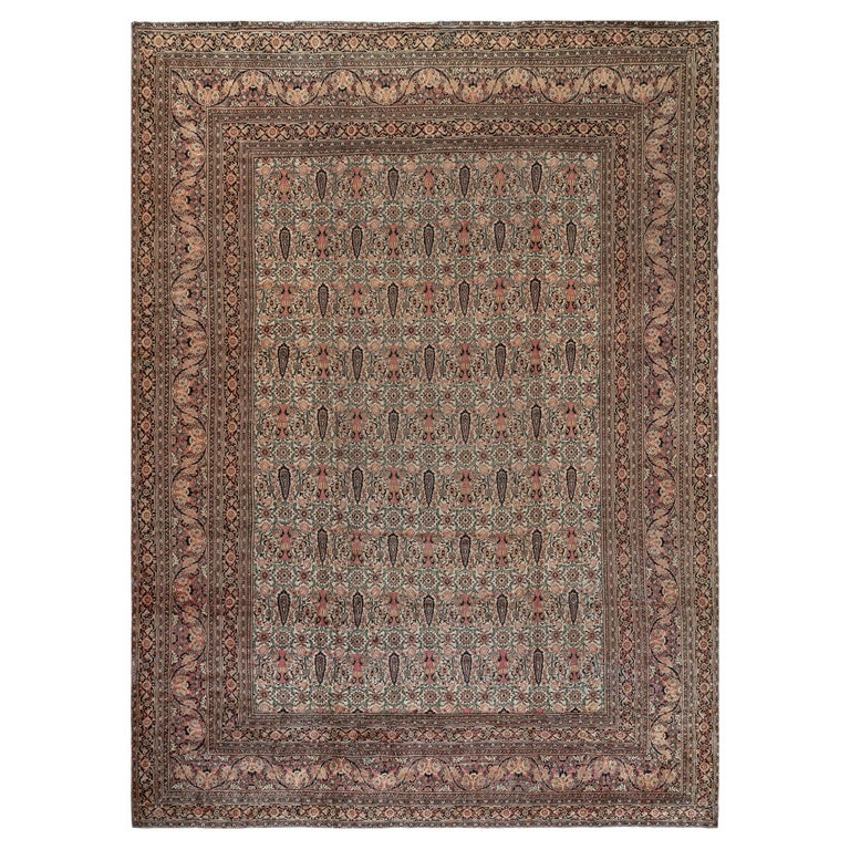 Authentic Persian Khorassan Handmade Wool Carpet by Doris Leslie Blau