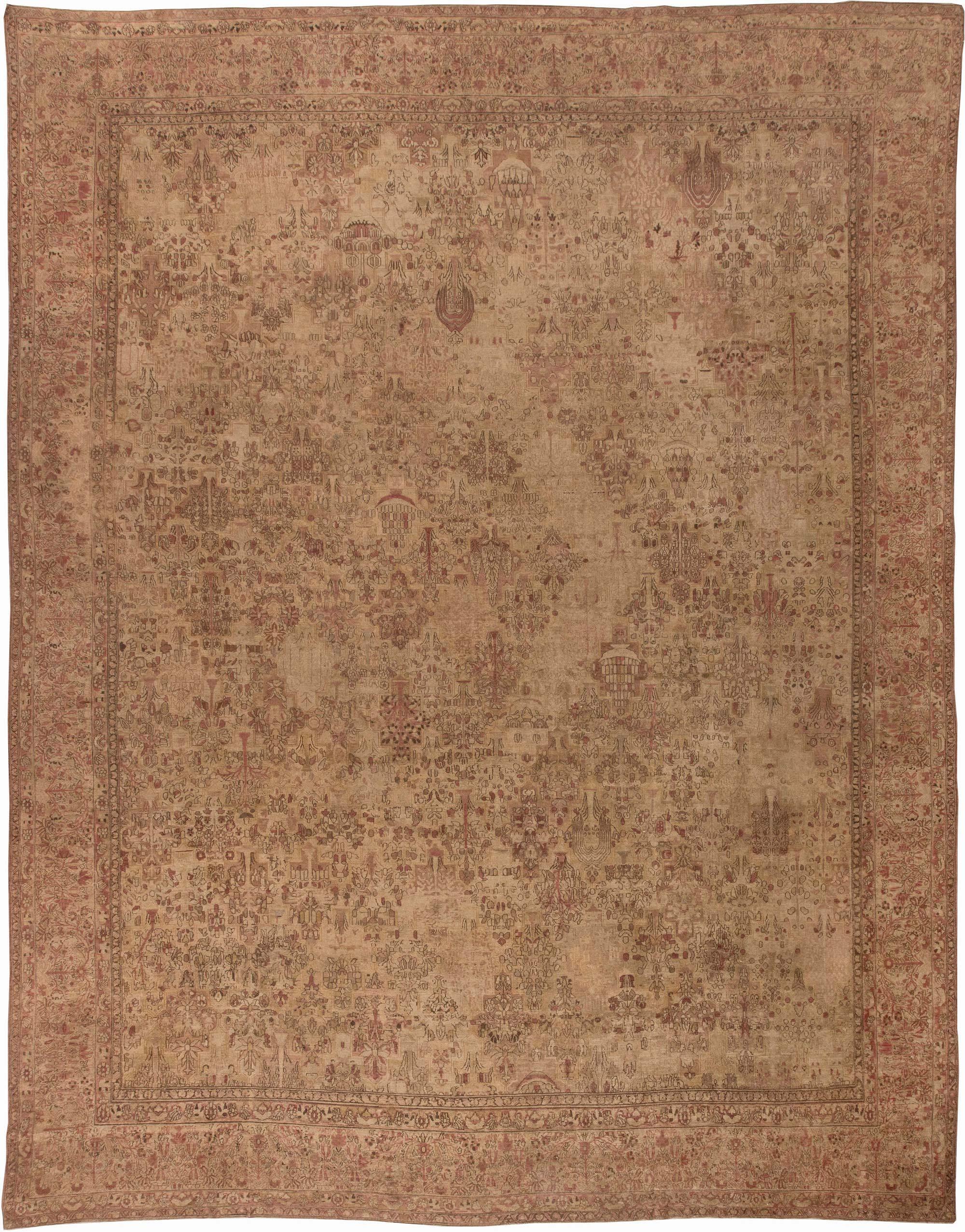 Tapis persan Kirman authentique noué à la main Doris Leslie Blau