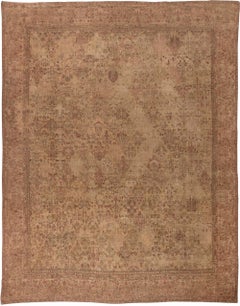 Authentique tapis persan Kirman noué à la main