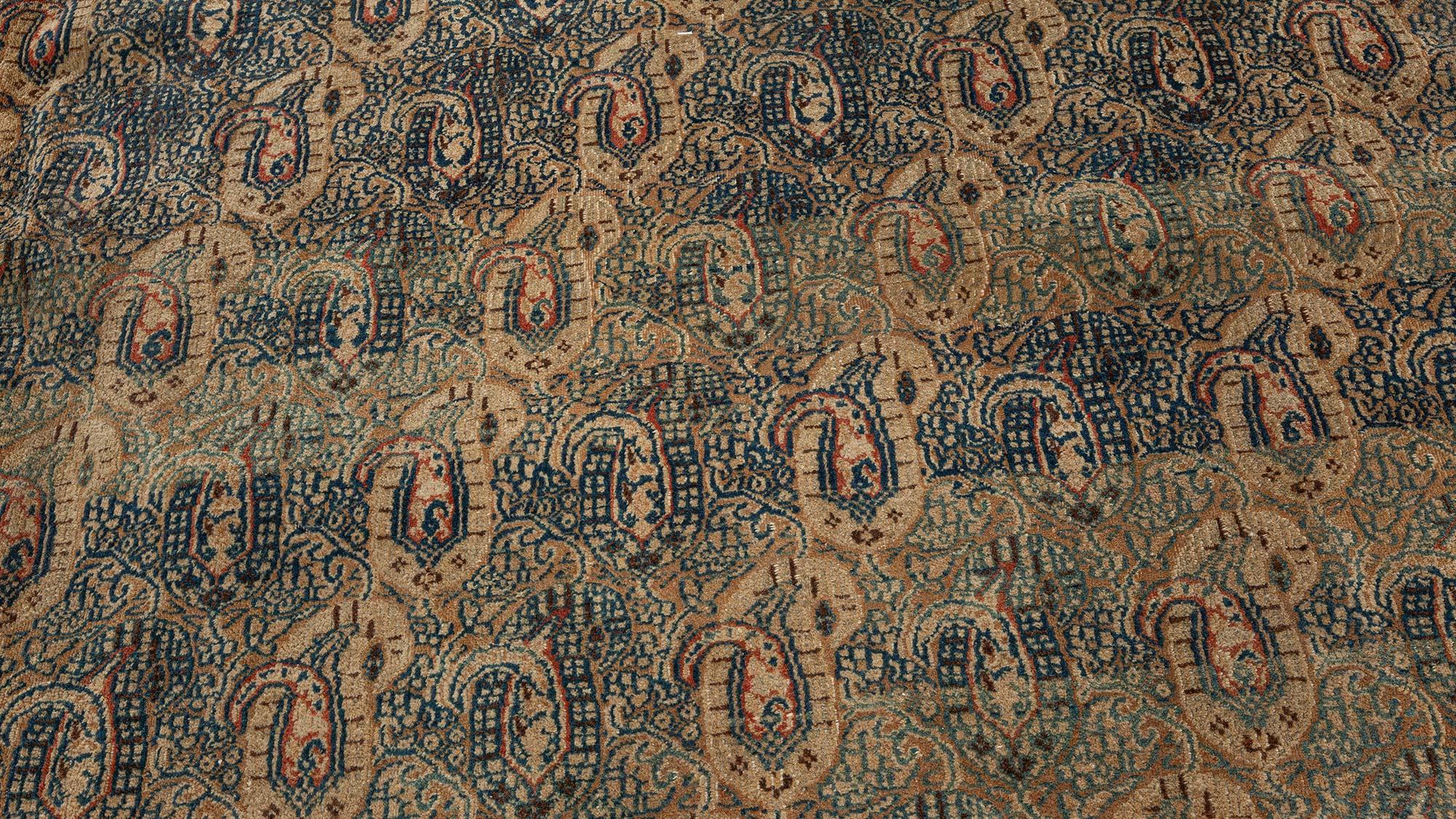 Authentic Persian Meshad Handmade Wool Rug
Size: 10'10