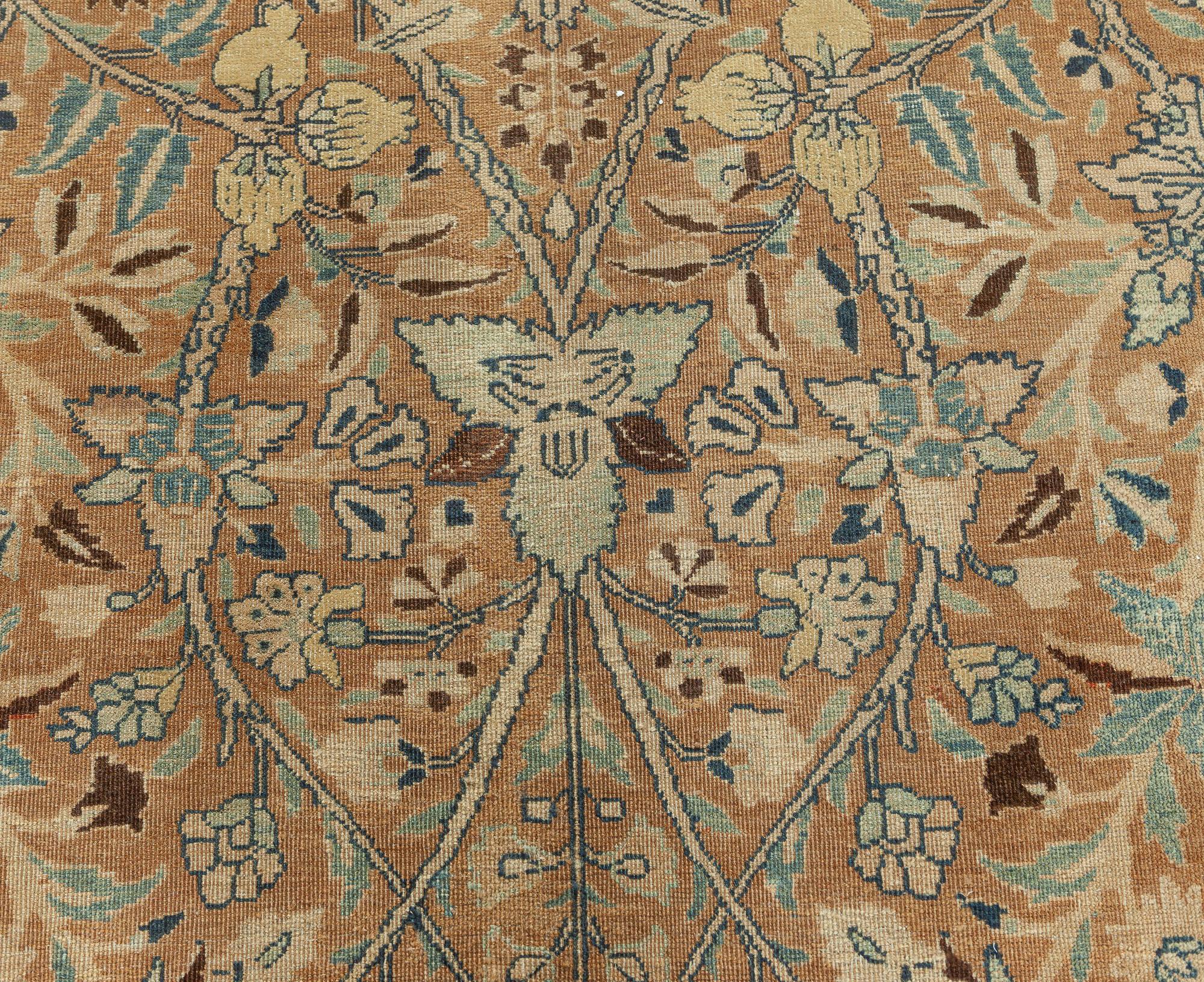 Authentic Persian Meshad handmade wool rug
Size: 11'2