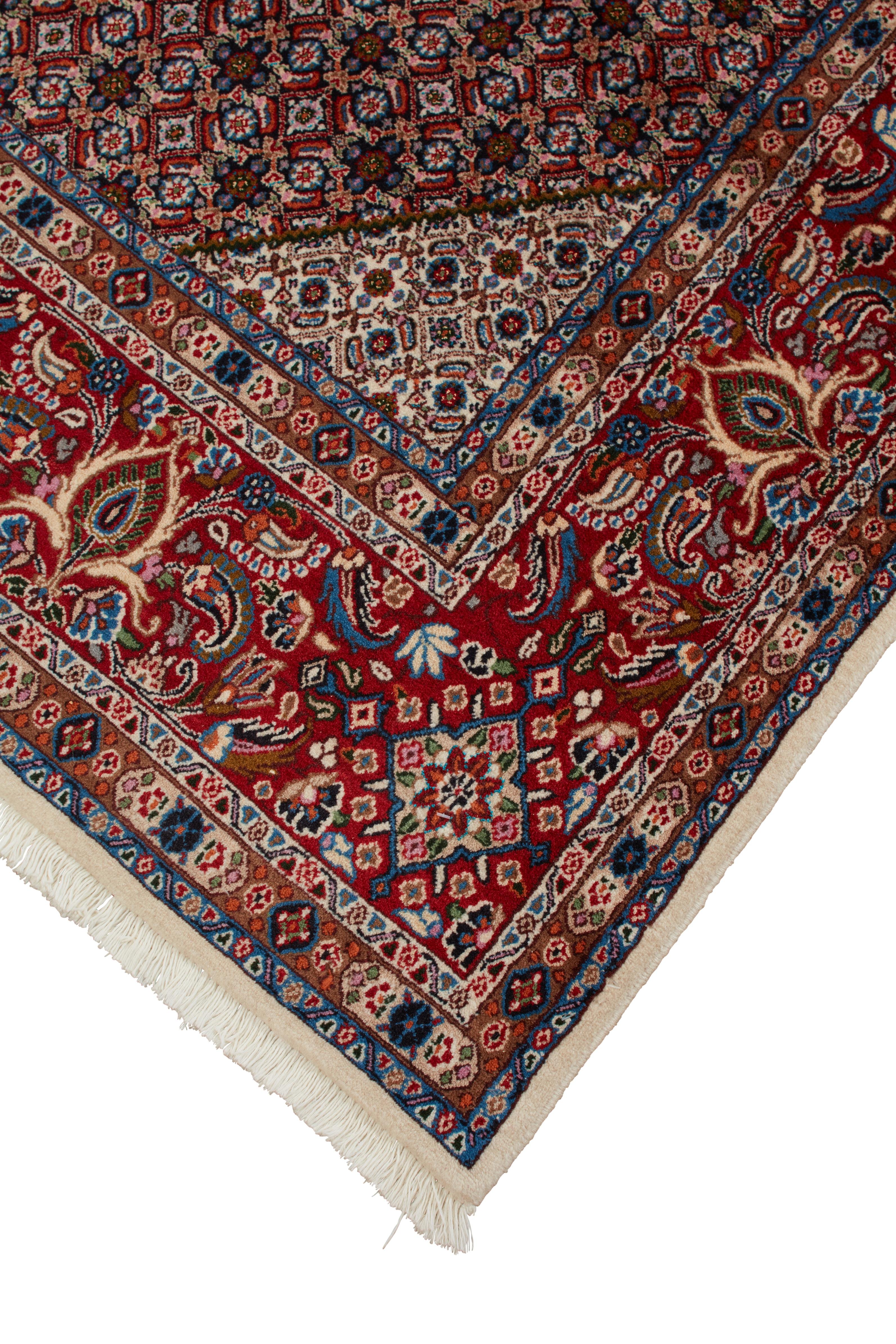 Laine Authentic Persian Mood Tapis de surface en laine nouée à la main ivoire 6' 6