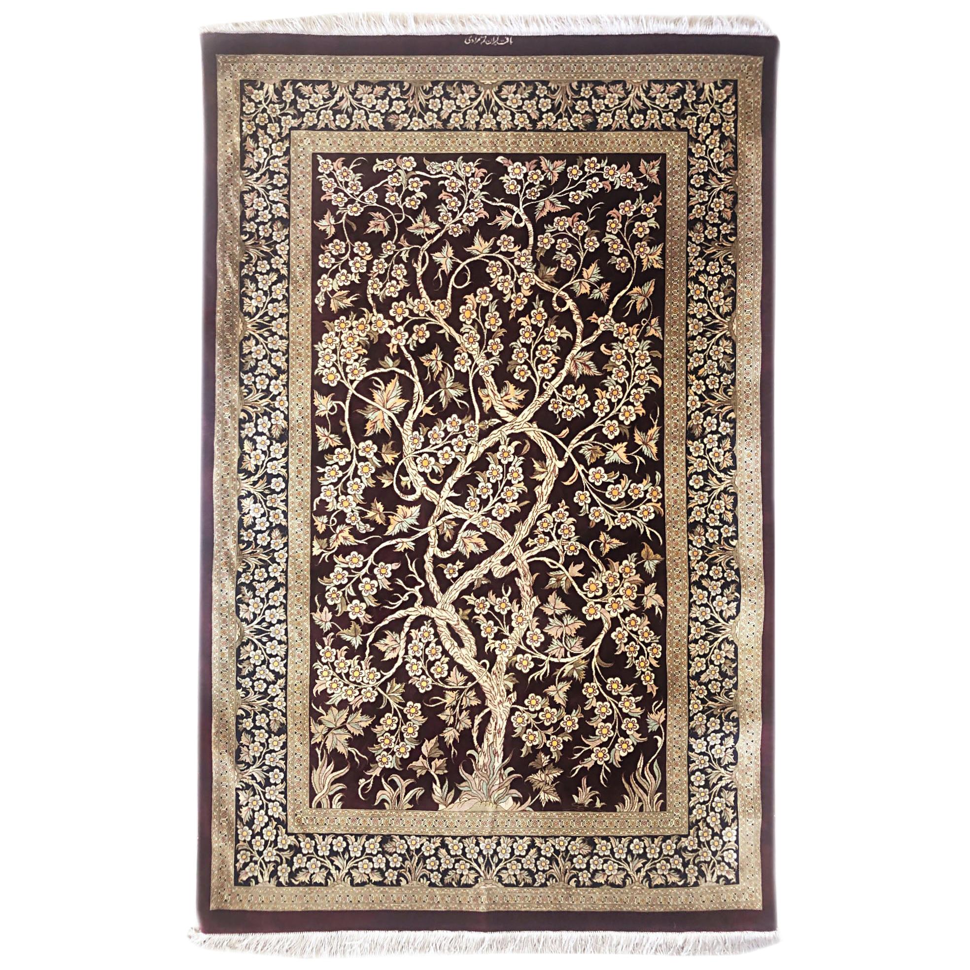 Persian Qum Rug Tree of Life