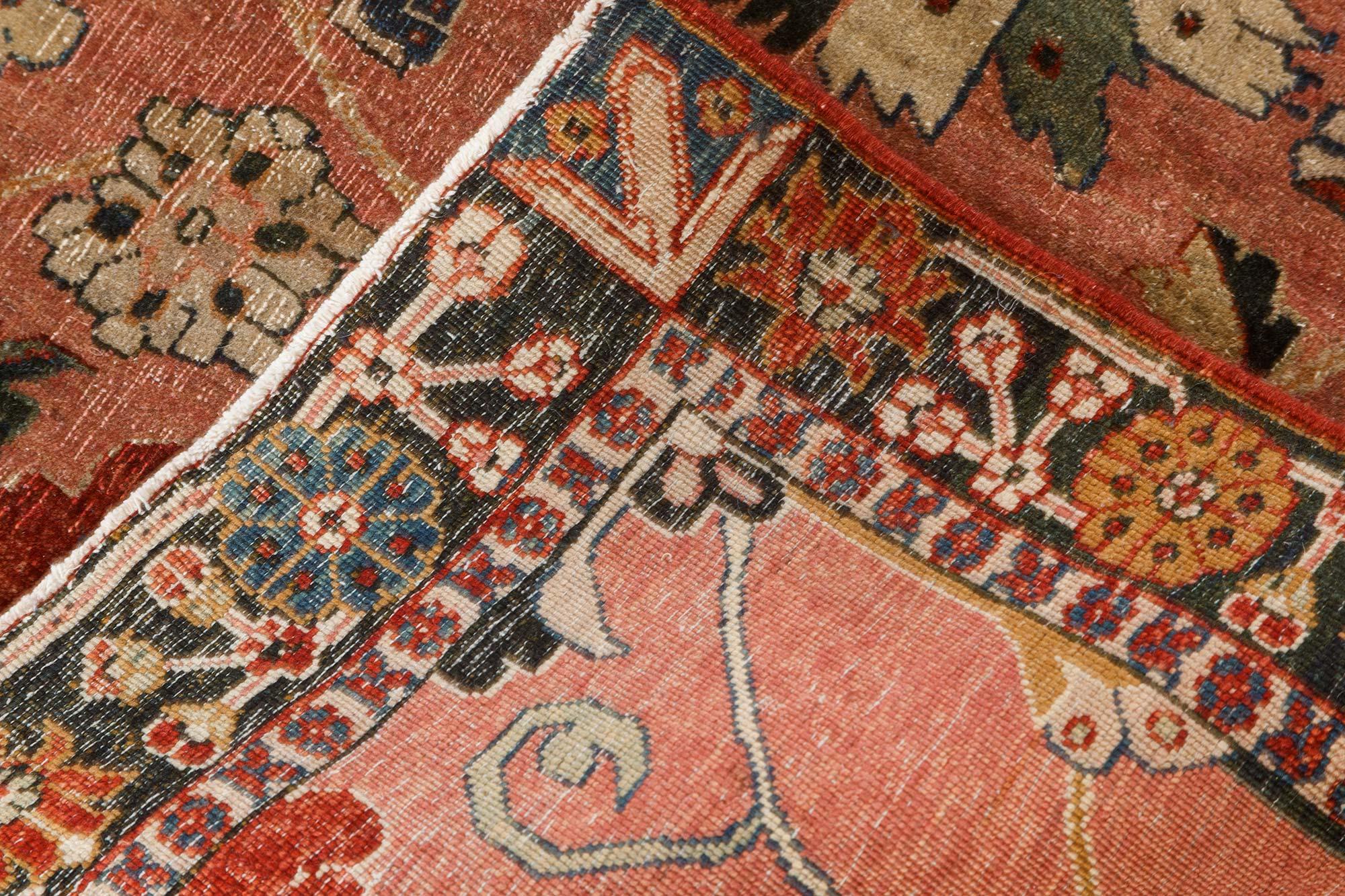 Authentic Persian Tabriz Botanic Carpet For Sale 2