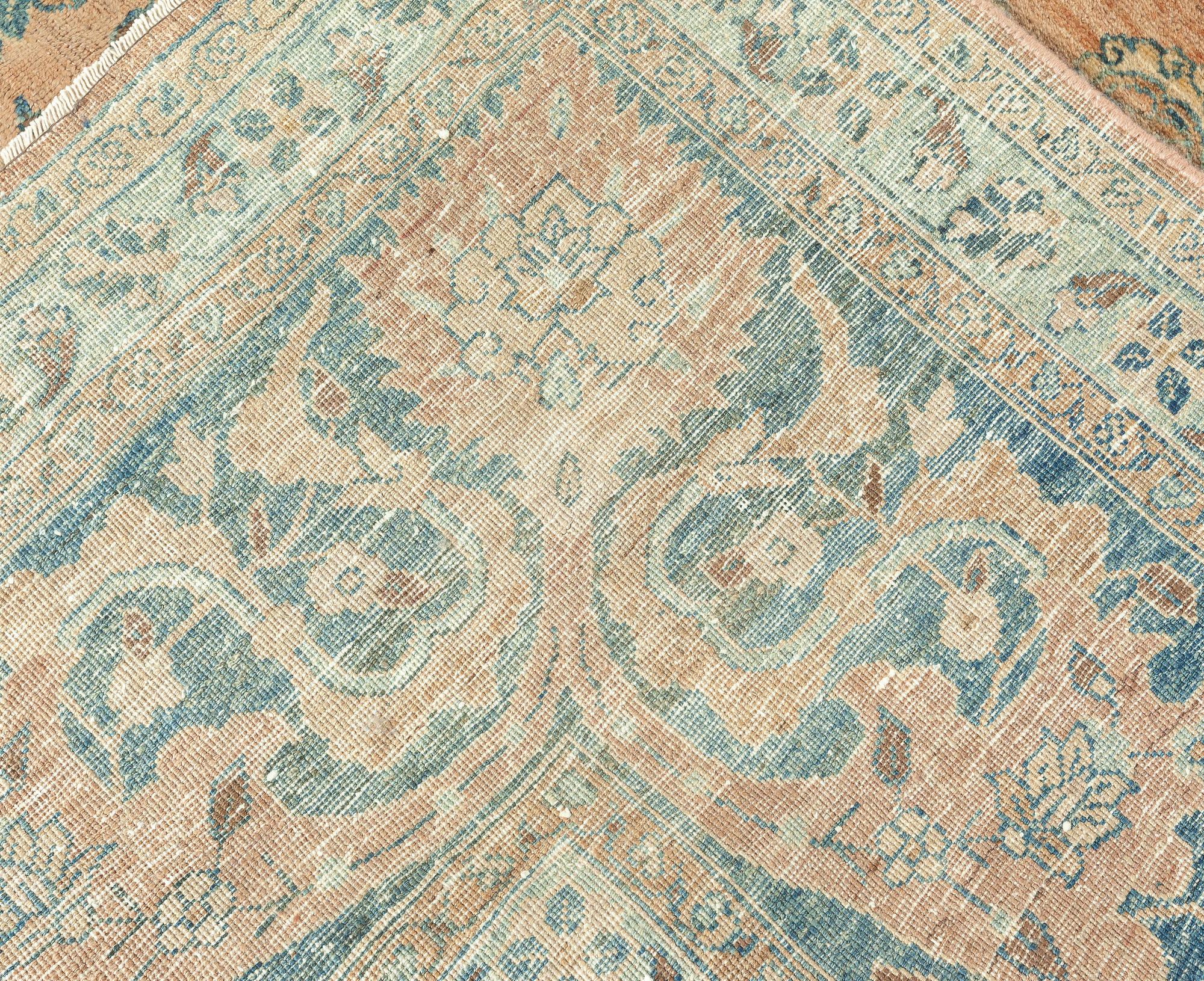 Authentique tapis persan Tabriz en laine fait à la main en vente 1