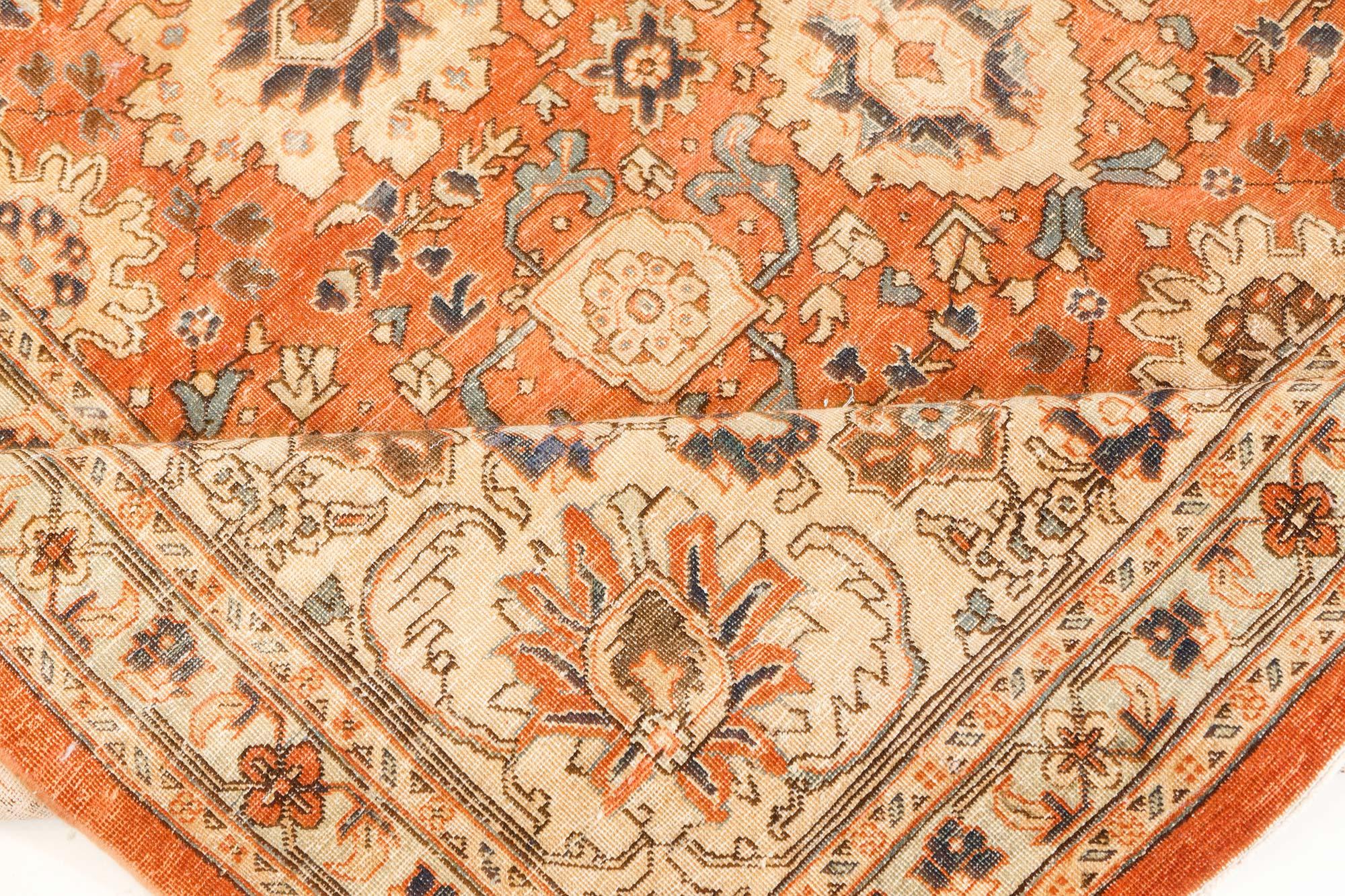 Laine Authentique tapis persan Tabriz rouge en laine fait à la main en vente