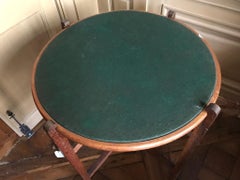 Authentic Pierre Bergé Collection, Reversible English Games Table, 20th Century
