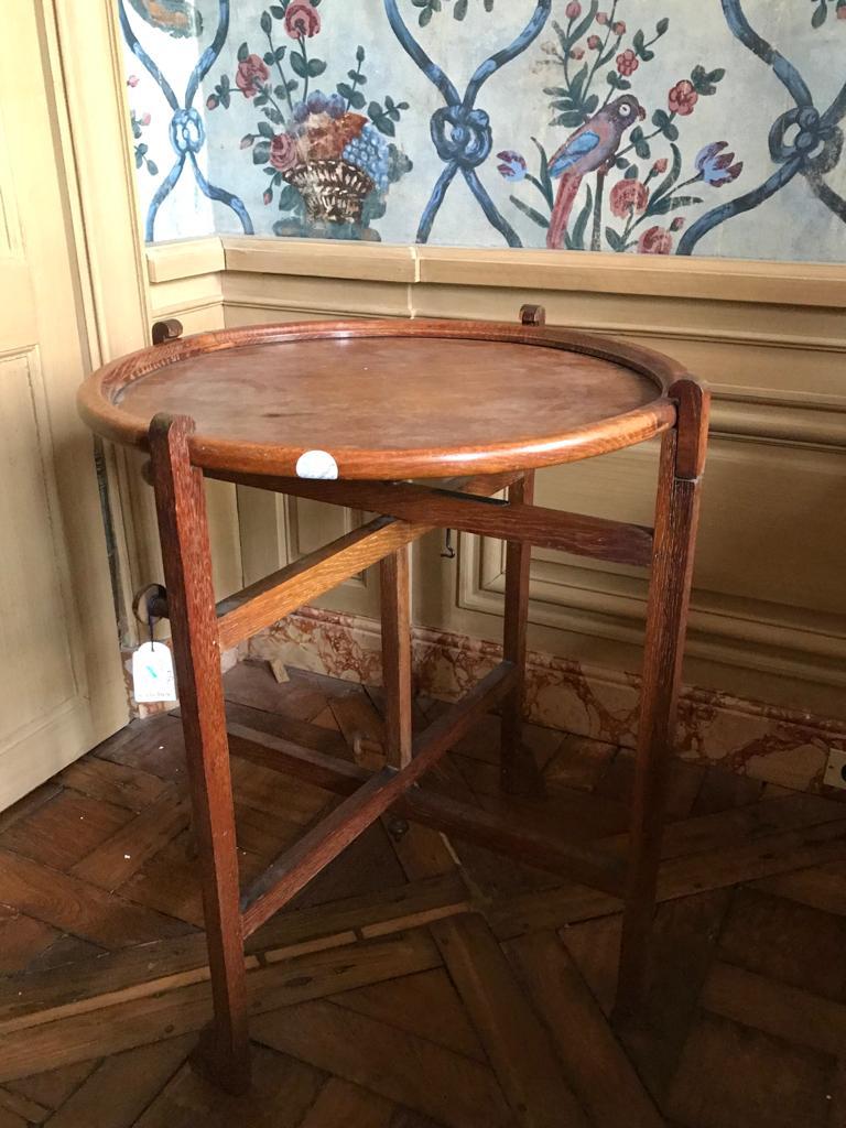 20ième siècle Authentique Collection Pierre Bergé, Table de jeux anglaise réversible, 20ème siècle en vente
