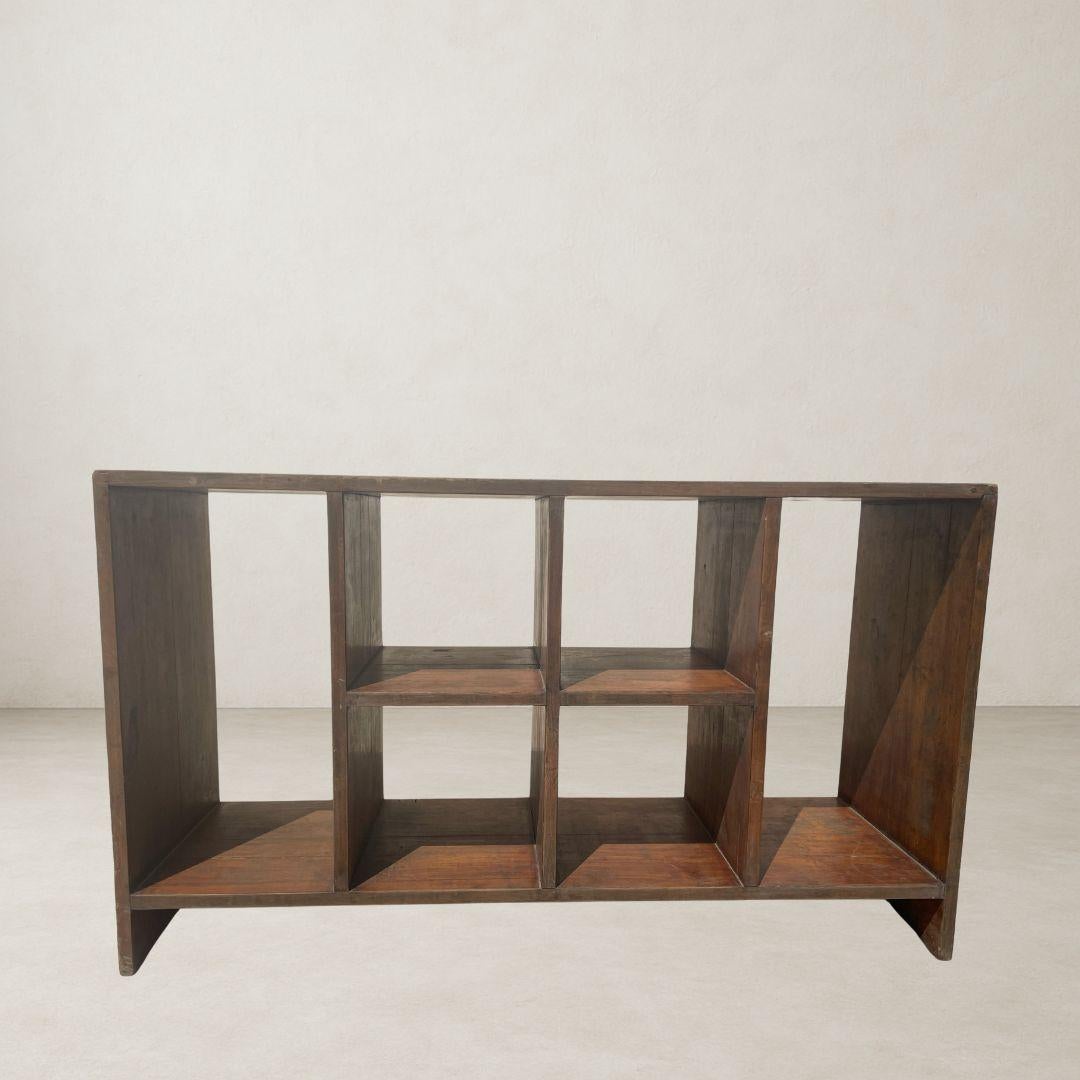Indian Authentic Pierre Jeanneret 6-hole File Rack, PJ-R-27-A, Chandigarh, 1950s For Sale