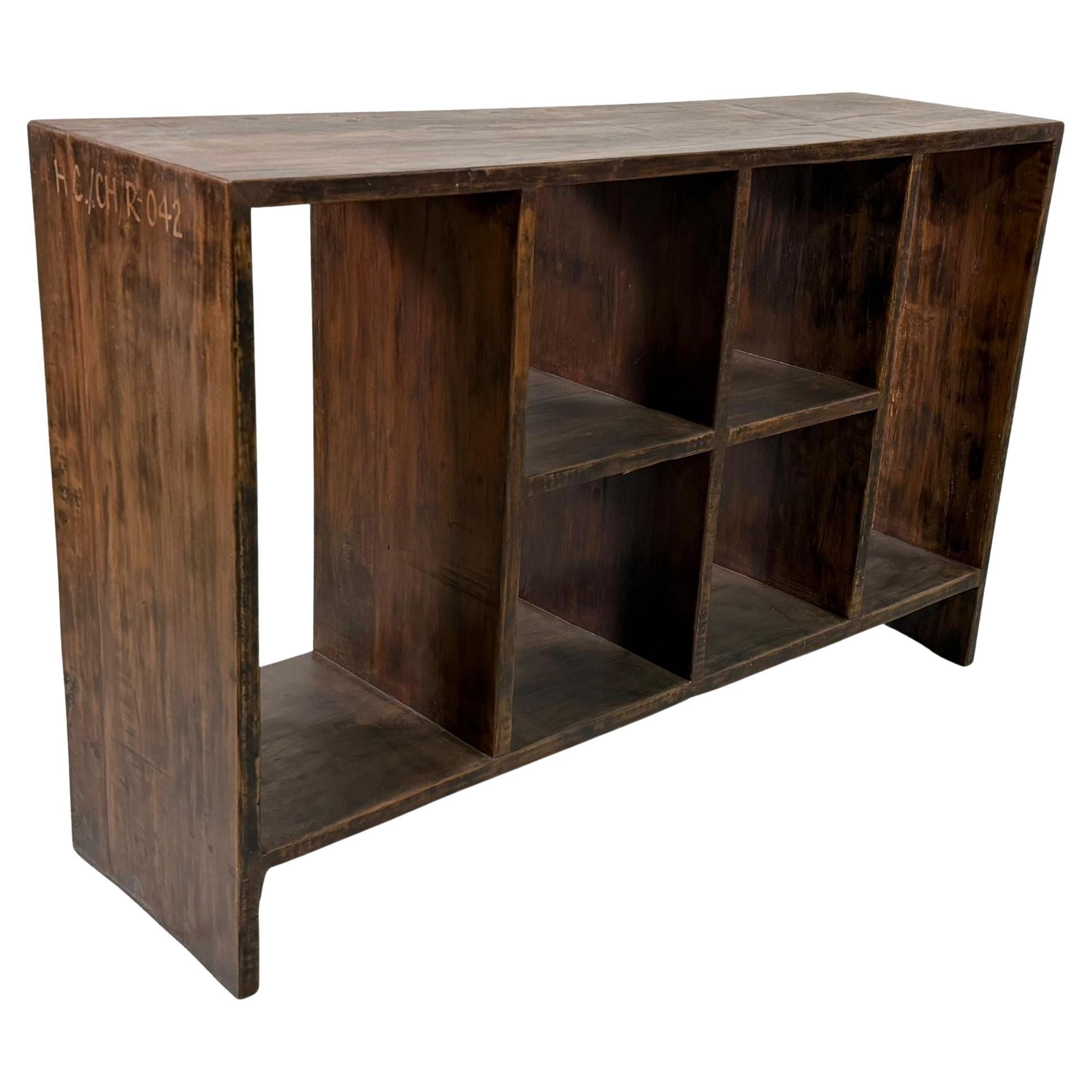 Authentic Pierre Jeanneret 6-hole File Rack PJ-R-27-A, Chandigarh For Sale