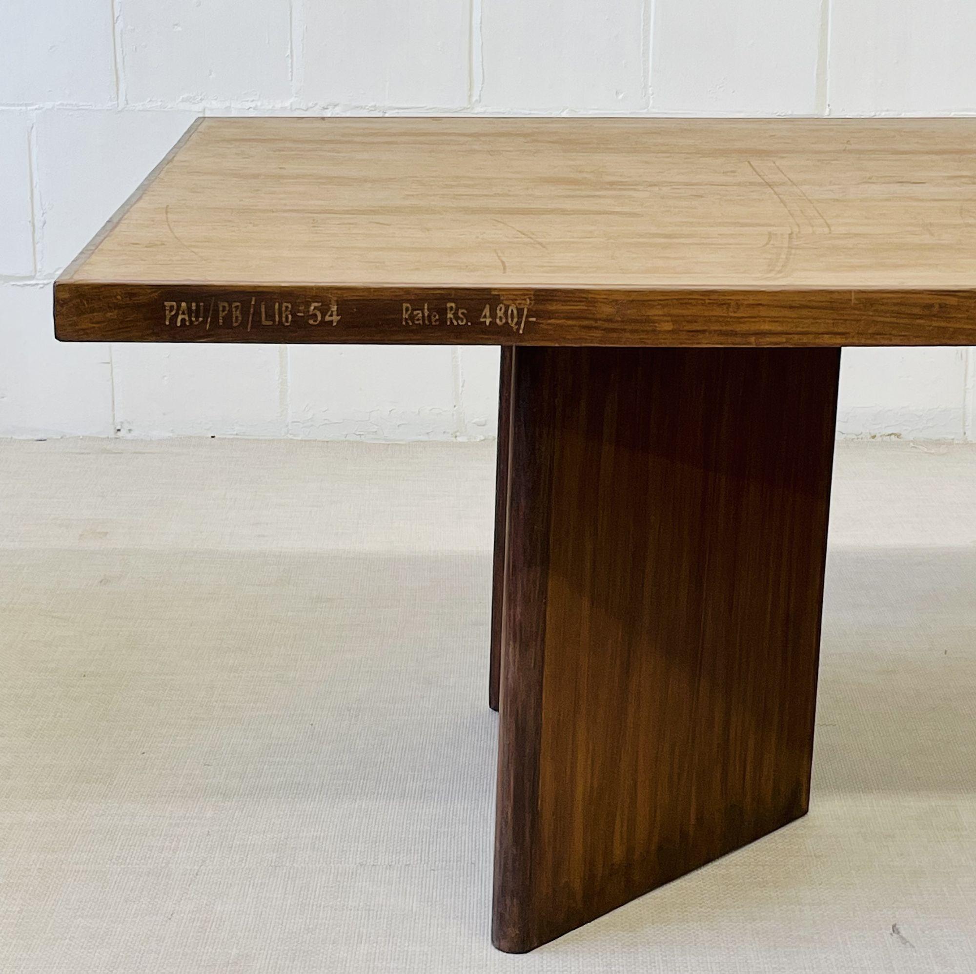 pierre jeanneret library table