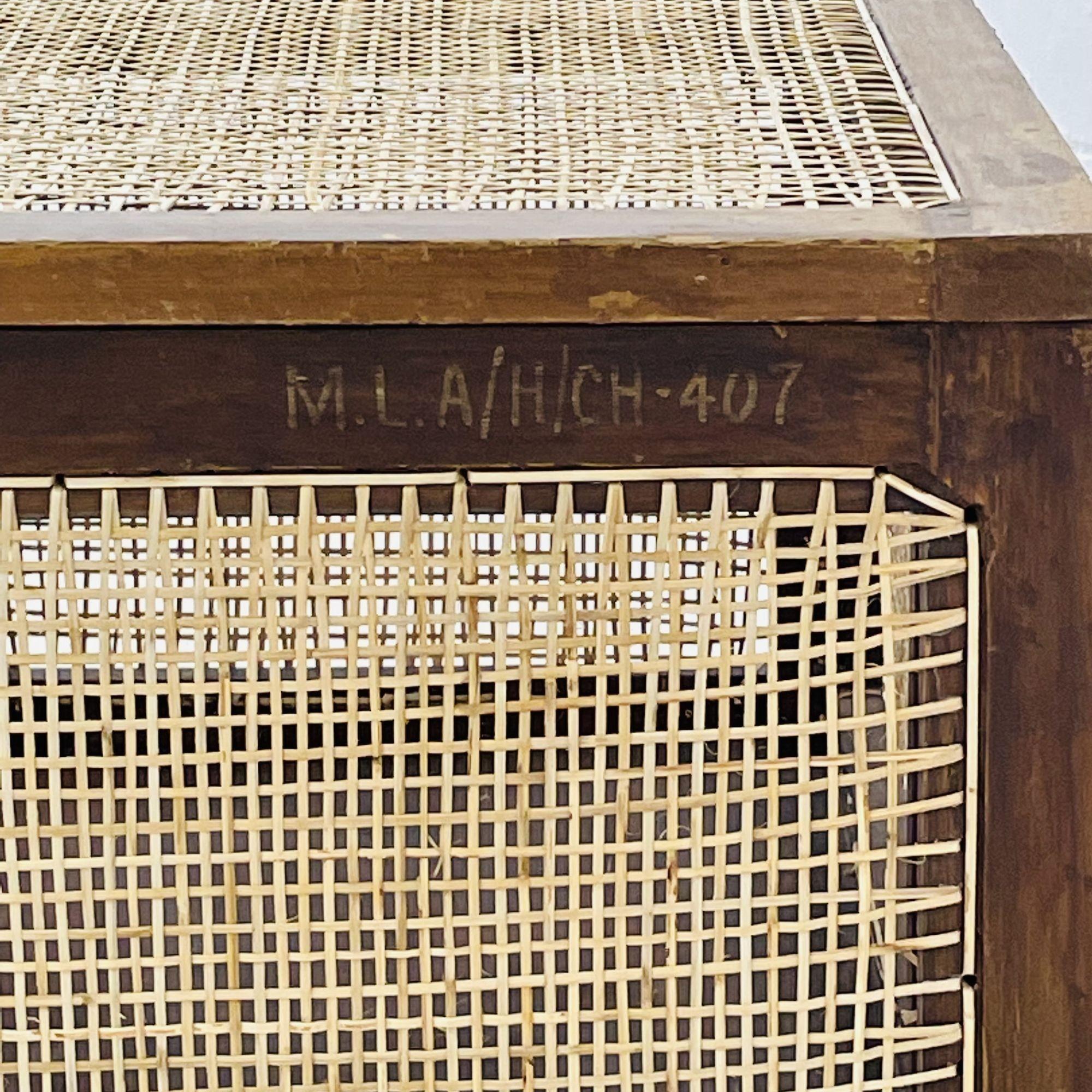 Pierre Jeanneret Linen Basket / Box / Storage, Mid-Century Modern 5