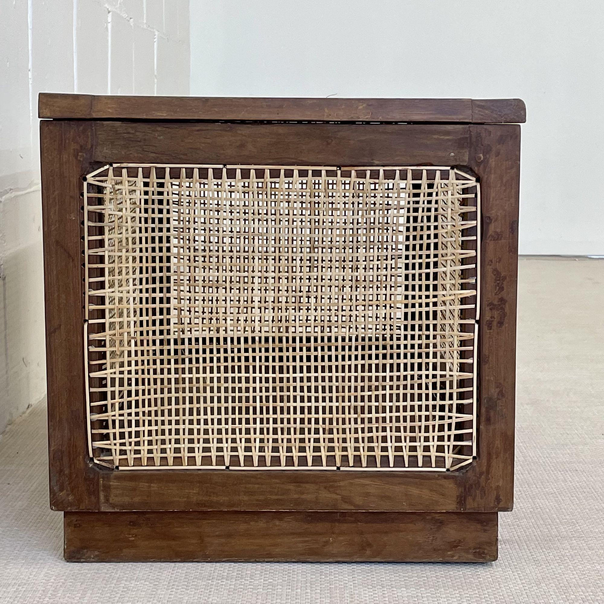 20th Century Pierre Jeanneret Linen Basket / Box / Storage, Mid-Century Modern