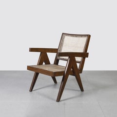 Authentic Pierre Jeanneret Pair of Easy ChairPJ-SI-29-A / Chandigarh