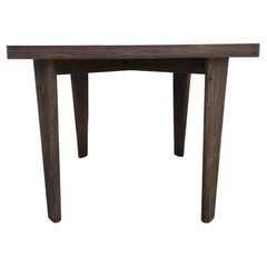 Authentic Pierre Jeanneret Square Table, Chandigarh, circa 1960–61