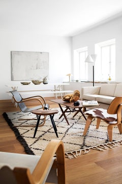 Authentic Pirkka Stool in Birch and Pine by Ilmari Tapiovaara & Artek