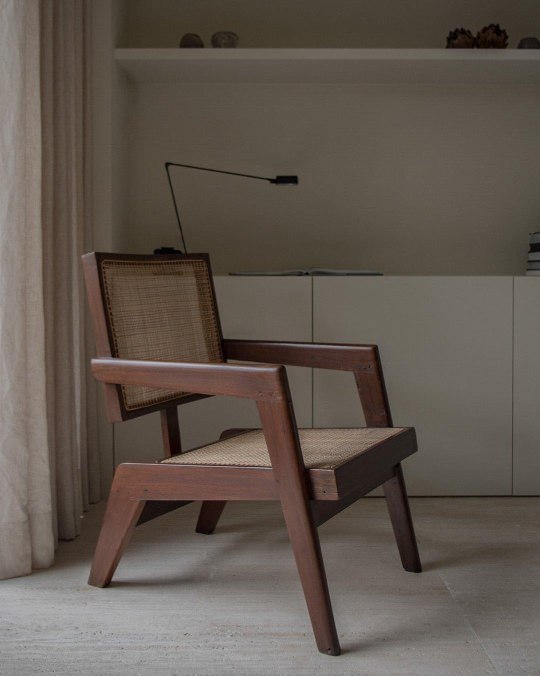 Pierre Jeanneret - Auténtico Sillón PJ-SI-62-A para Chandigarh, años 50 en venta 2