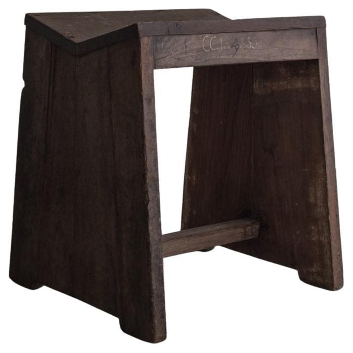Pierre Jeanneret - Authentic PJ-SI-68-A Sewing Stool for Chandigarh