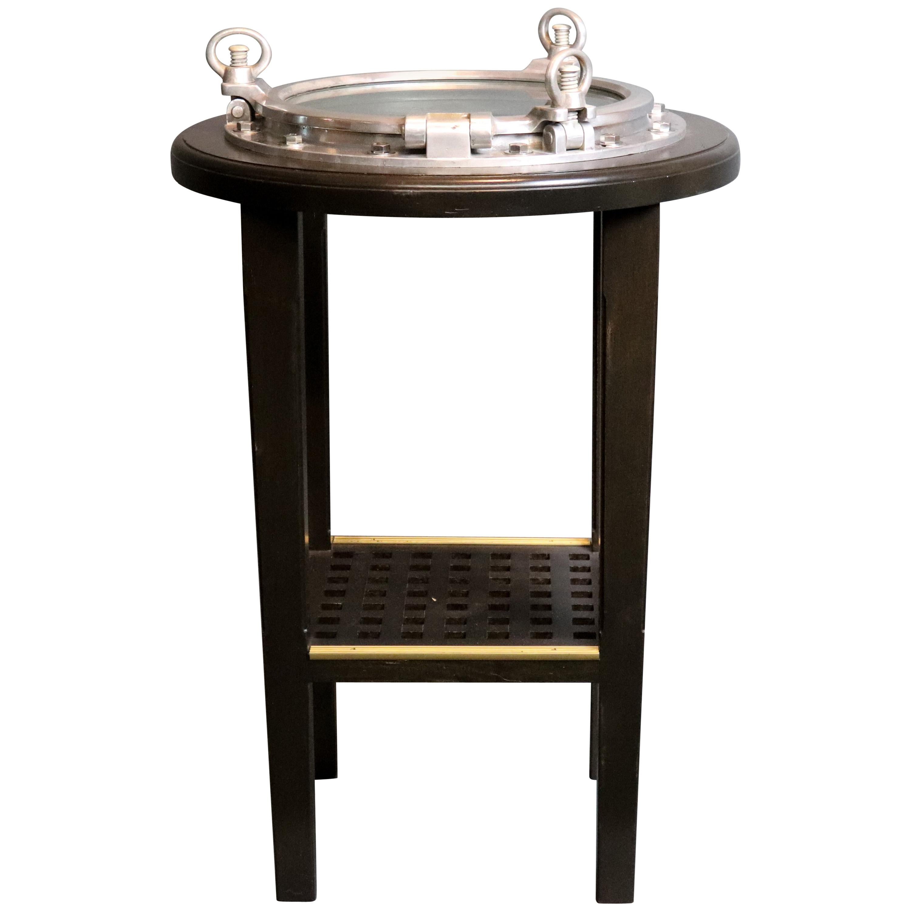 Authentic Porthole Table Bistro Height For Sale