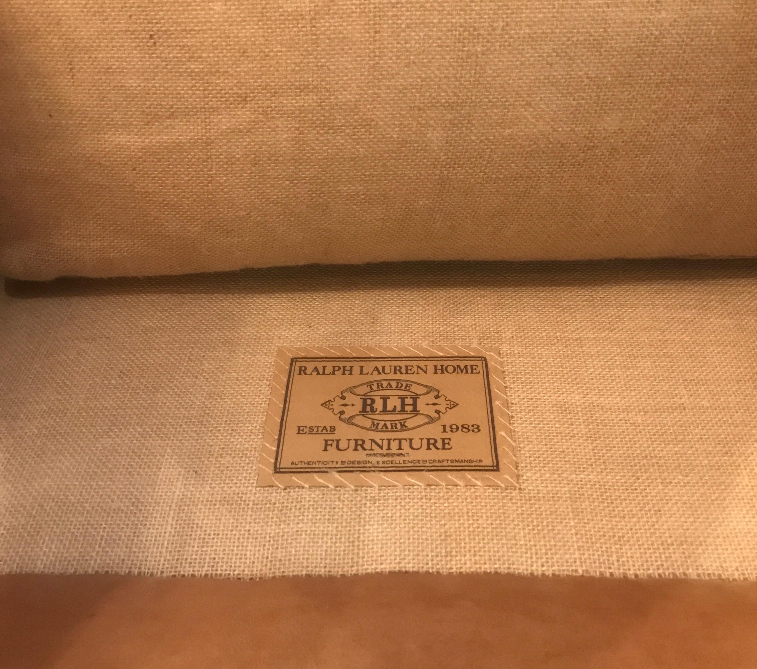 Authentic Ralph Lauren Leather Club Chair 3