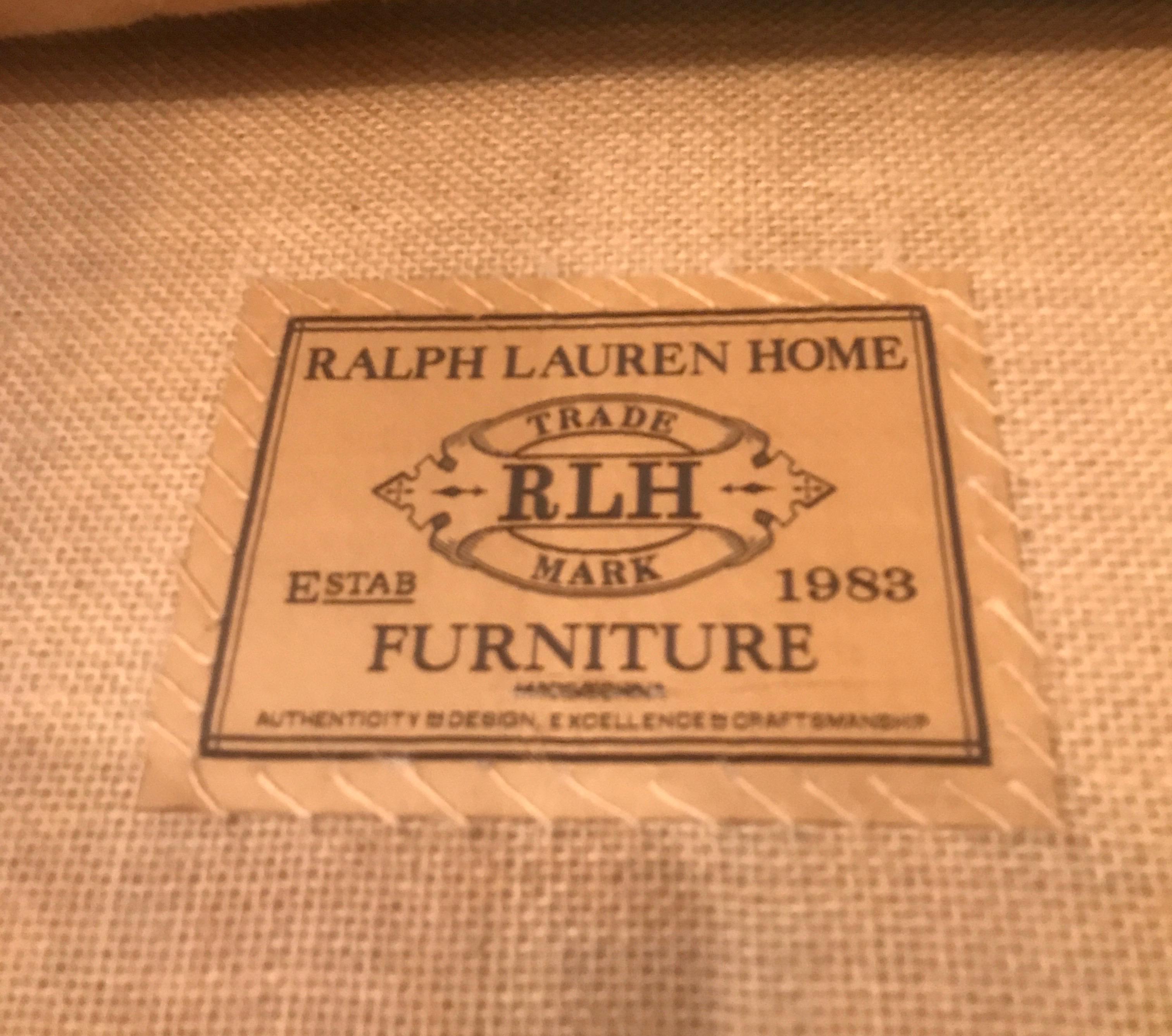 Authentic Ralph Lauren Leather Club Chair 4