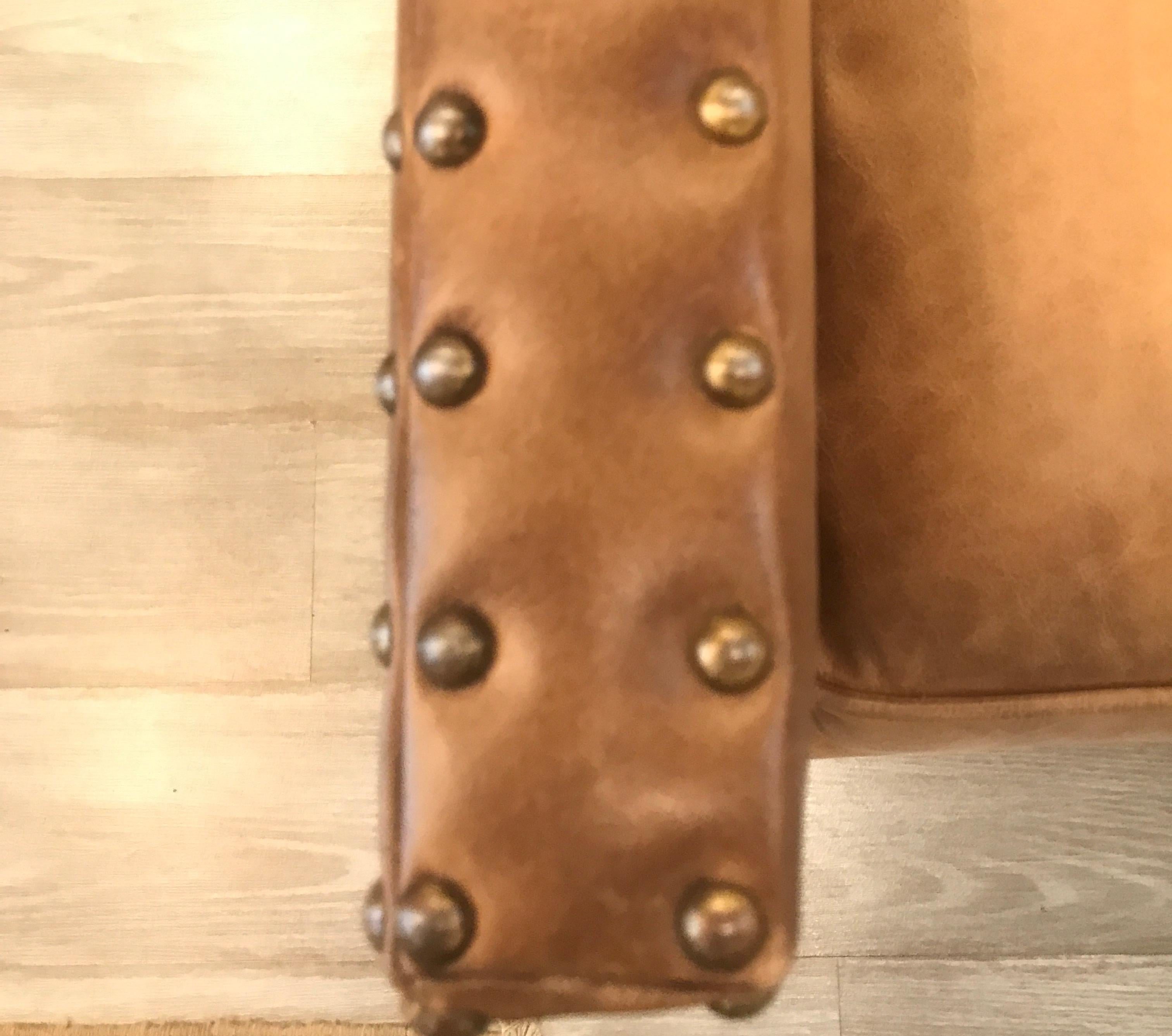 Authentic Ralph Lauren Leather Club Chair 6