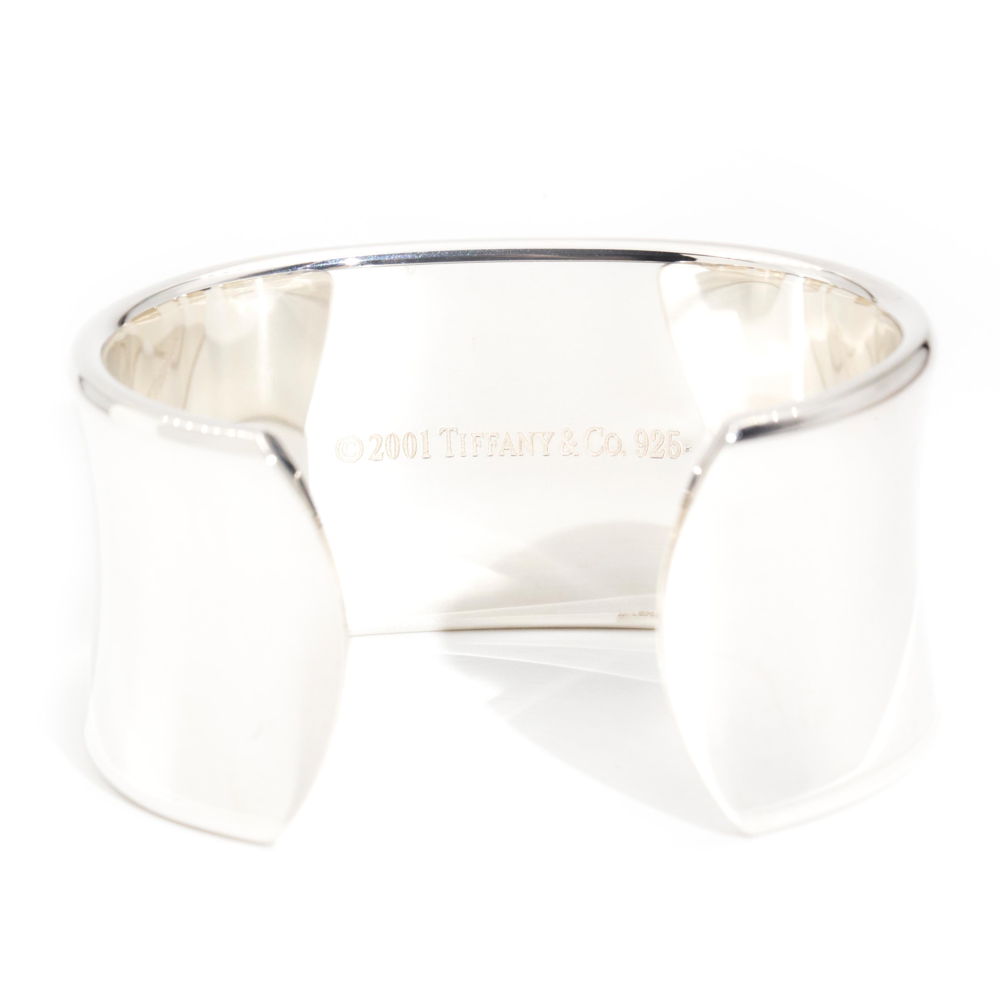 tiffany & co. 1837 wide cuff bracelet