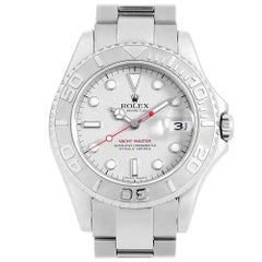 Authentic Rolex Yacht Master 168622 Rolesium Silver Dial K No. Used Unisex Watch