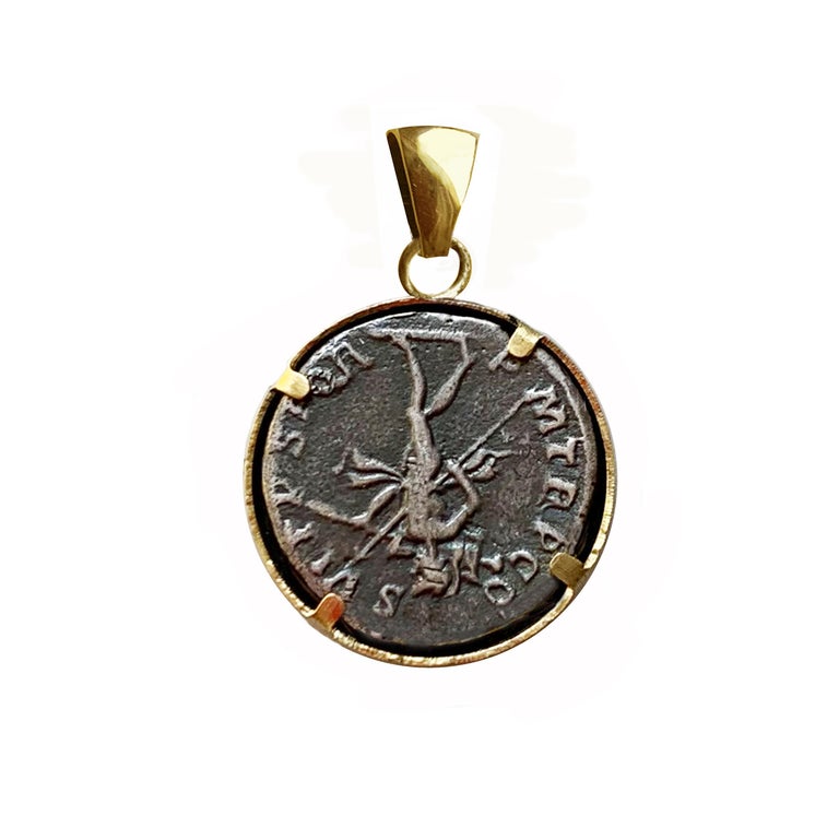 Necklace Pendant Coin of King Louis XIV Very Beautiful 