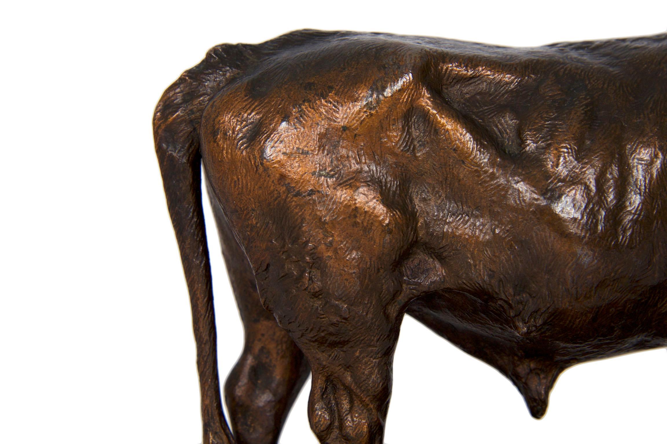 Authentic Rosa Bonheur French Bronze Sculpture of Bull, Peyrol 7