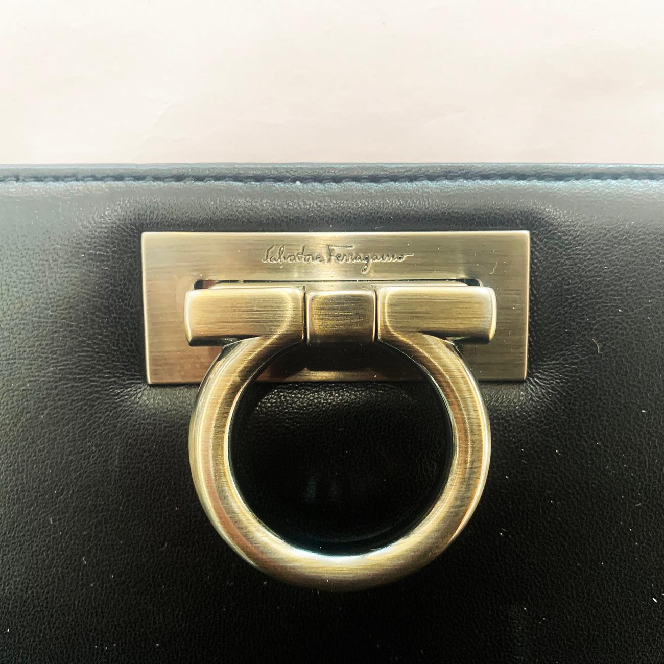 Authentic Salvatore Ferragamo Handbag Bag Purse  In New Condition For Sale In Daylesford, Victoria