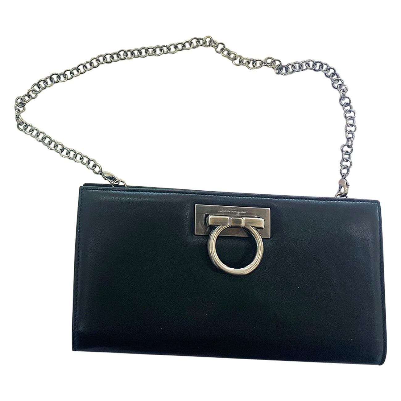 Authentic Salvatore Ferragamo Handbag Bag Purse  For Sale