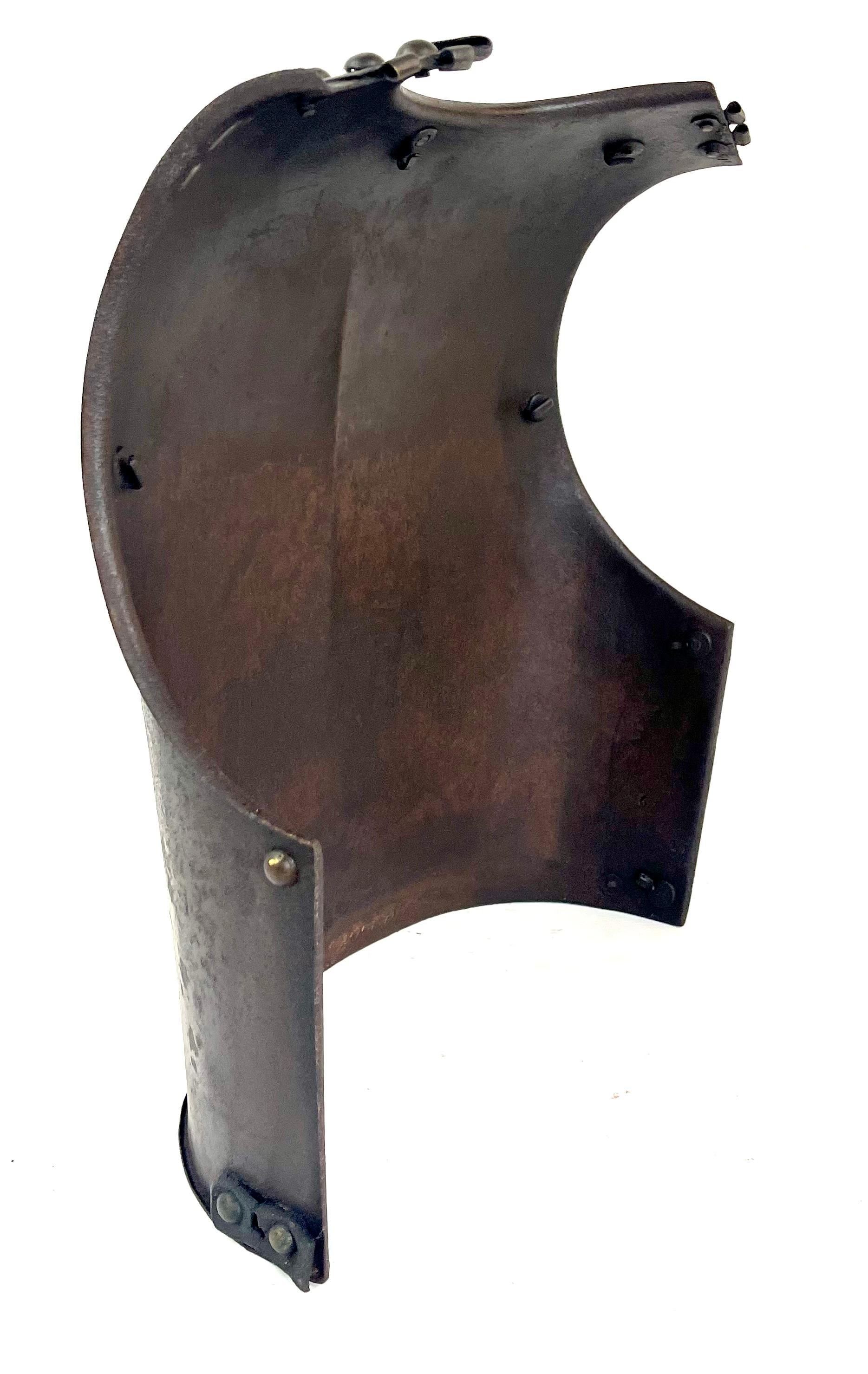 Authentic Signed Royal Armor - Backplate of the Cuirassiers under Charles X For Sale 2