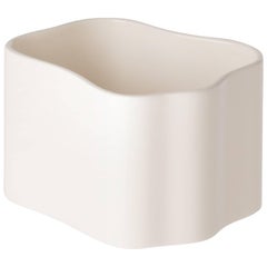 Authentic Small Riihitie Plant Pot B in White by Aino Aalto & Artek