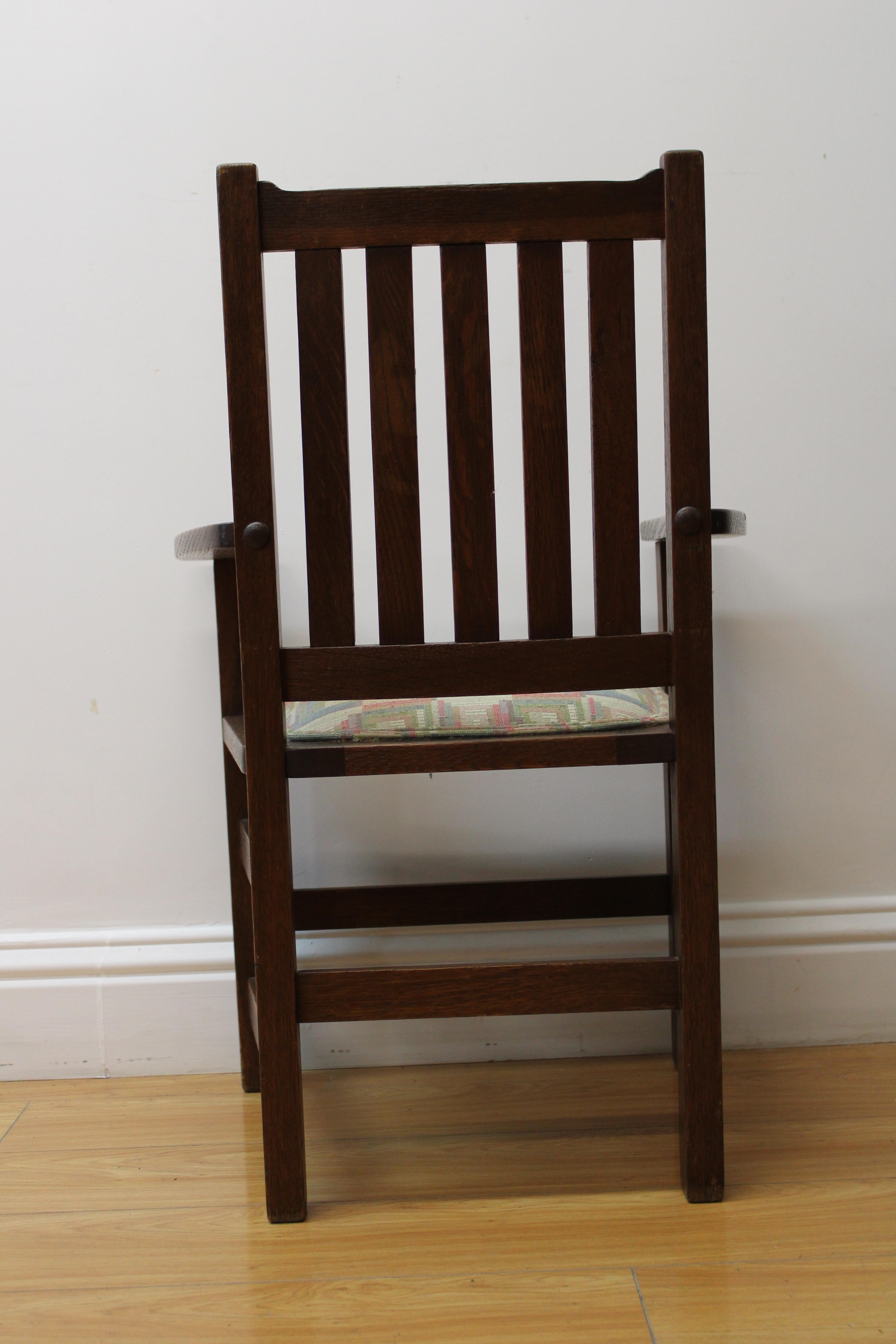20th Century Authentic Stickley Brothers Quaint Child's Chair For Sale