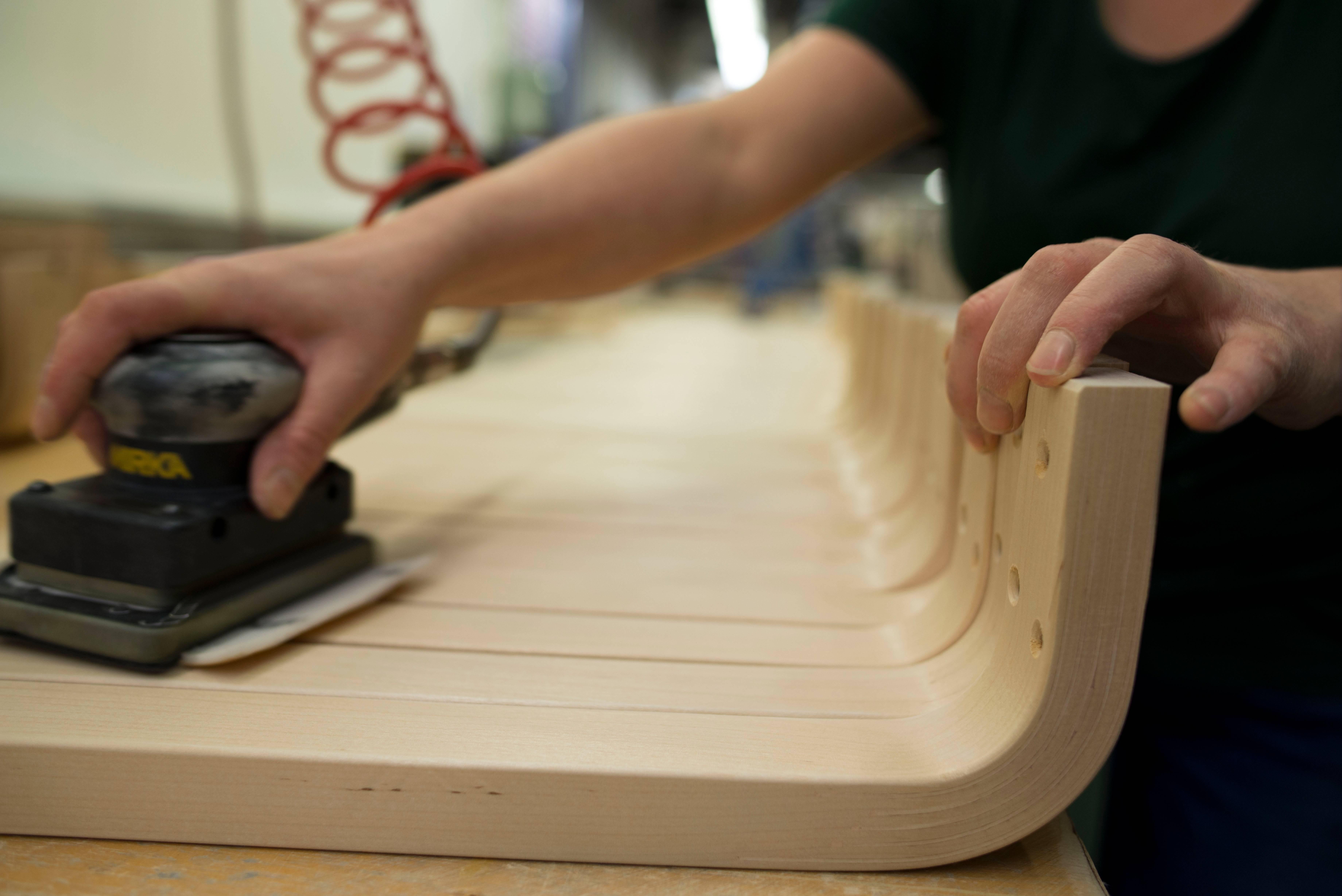 Finnish Authentic Stool E60 in Birch by Alvar Aalto & Artek For Sale
