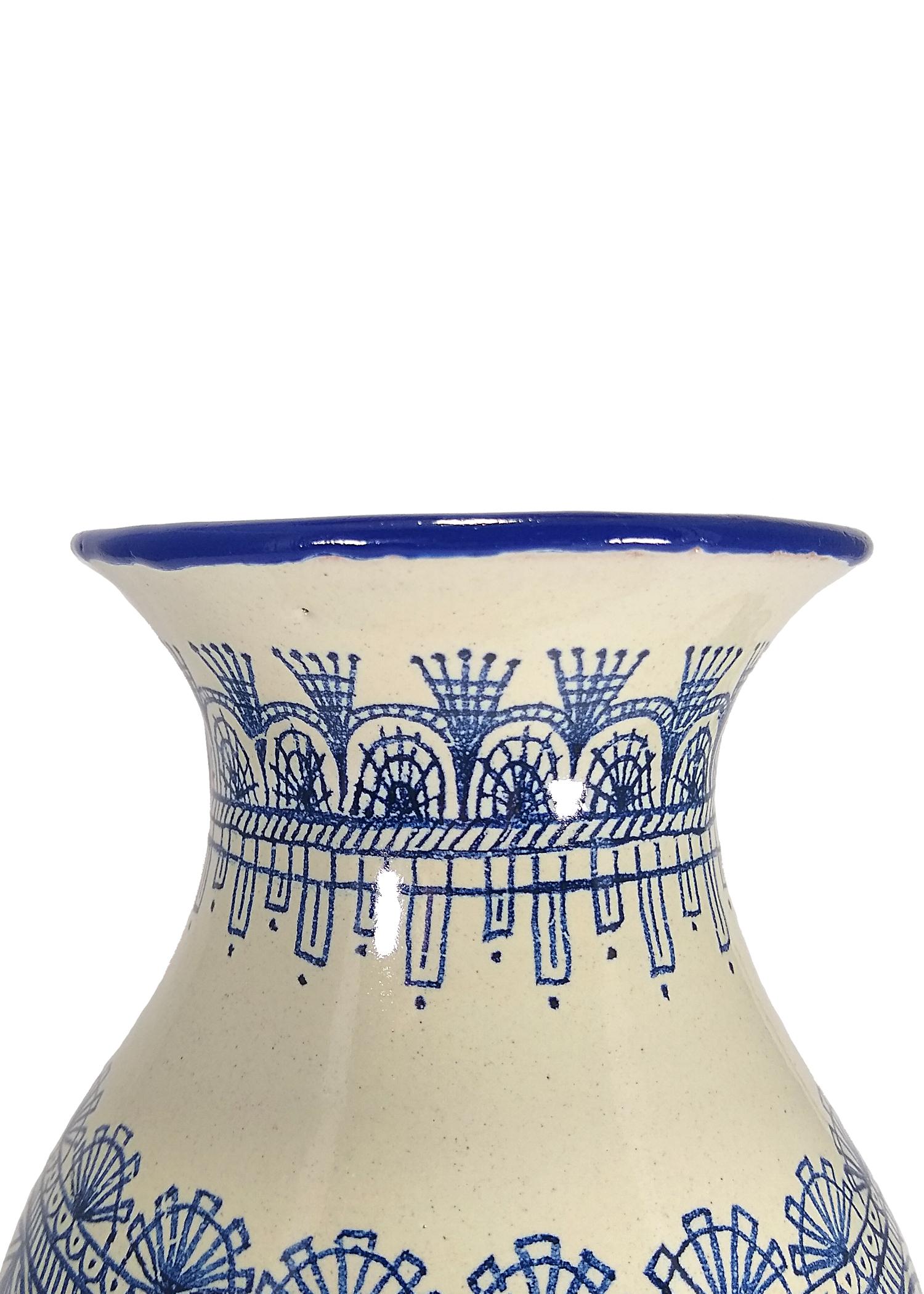 blue mexican pottery