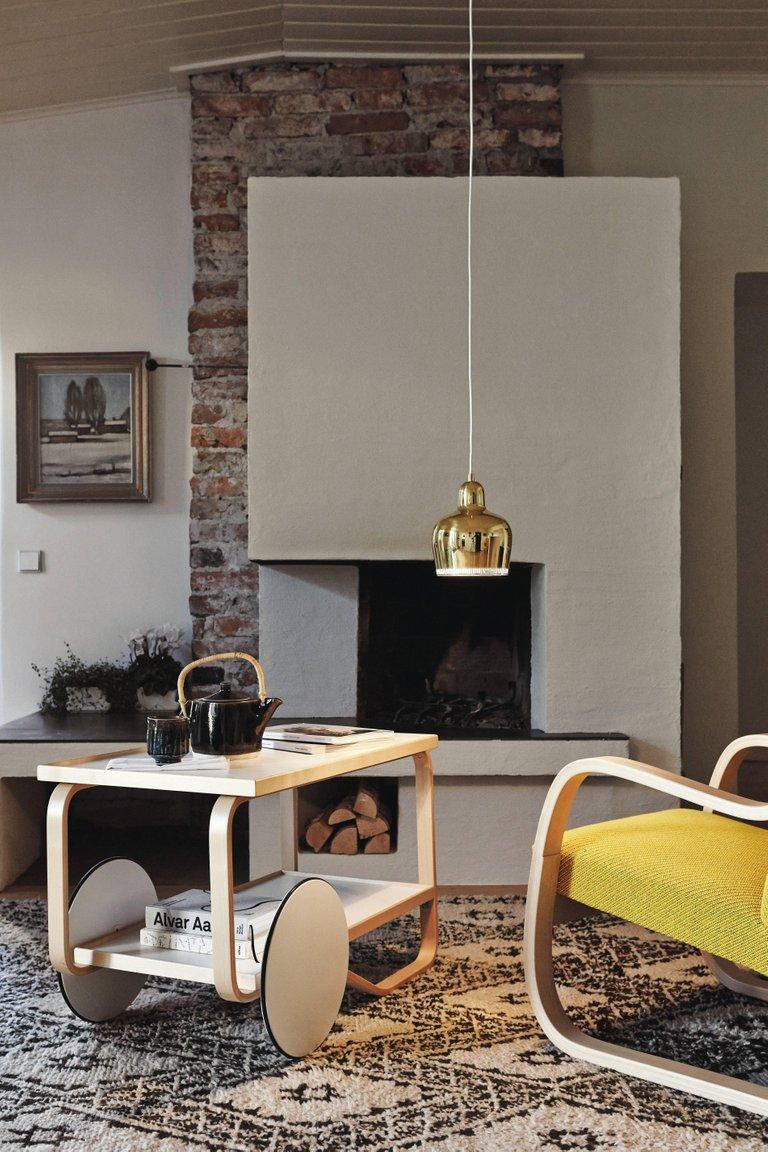 Finlandese Carrello da tè autentico 901 in betulla di Alvar Aalto & Artek in vendita