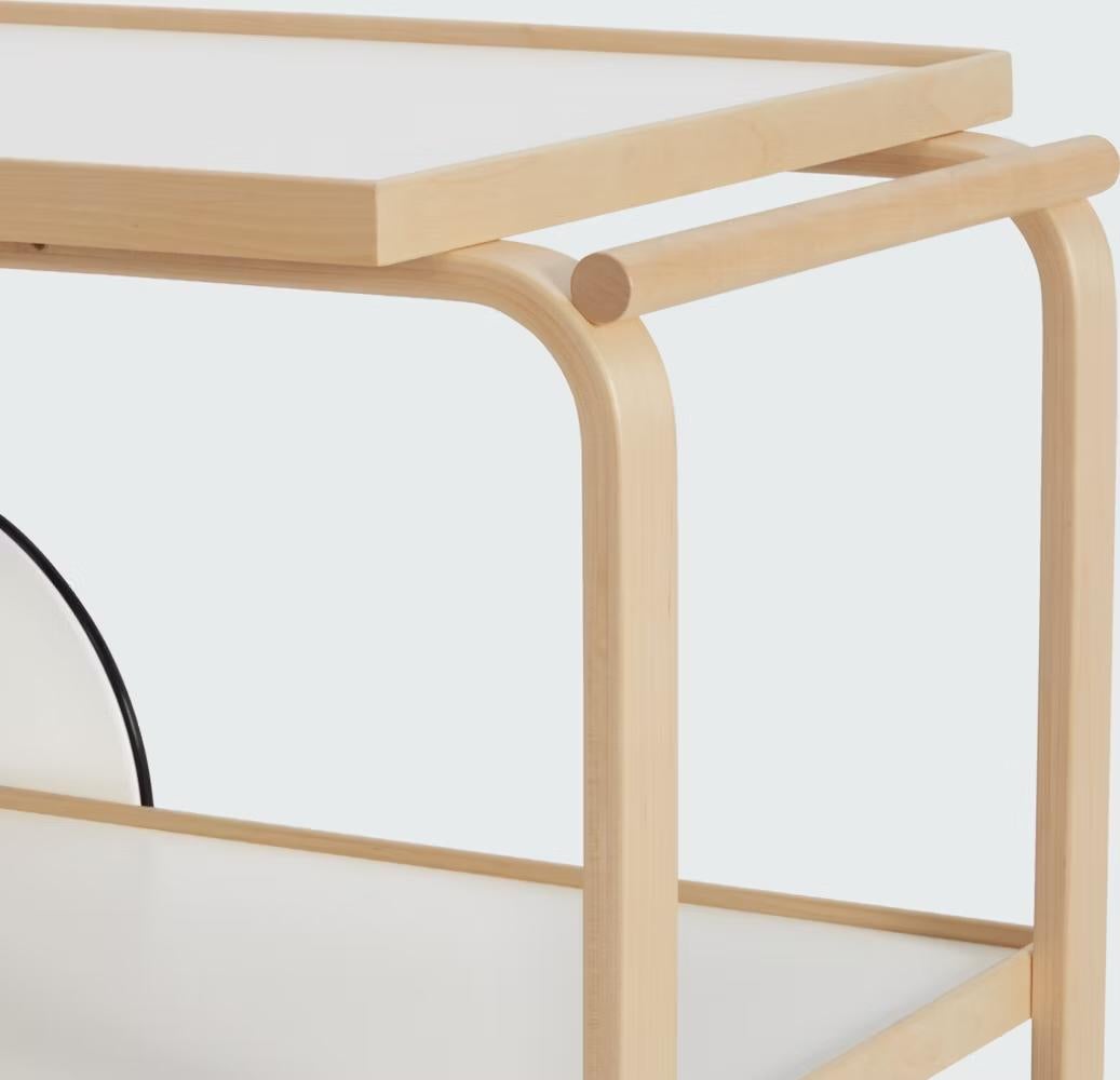 Carrello da tè autentico 901 in betulla di Alvar Aalto & Artek in vendita 1