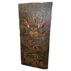 Antique Authentic Tibetan Monastery Door