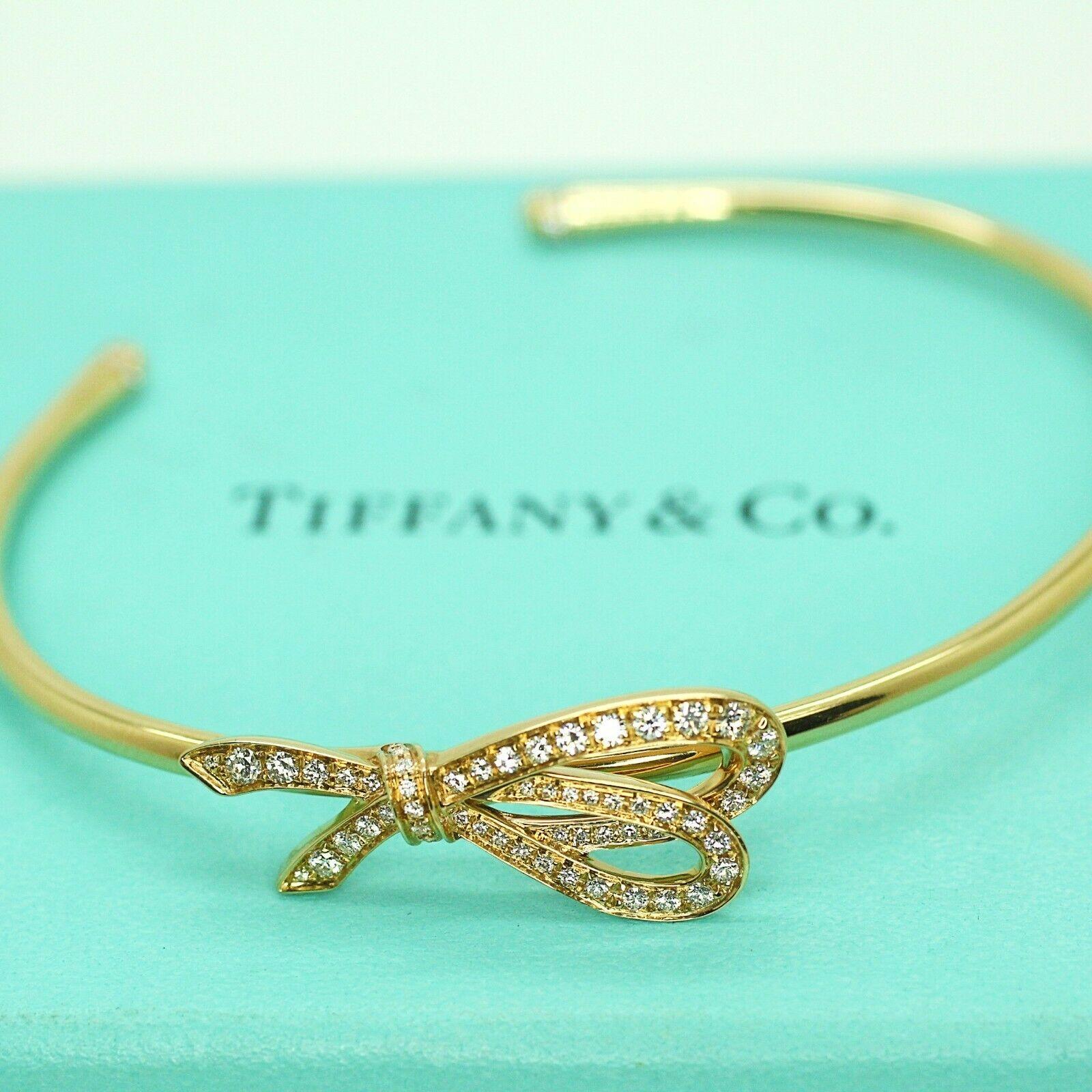 Specifications:
    ITEM : Tiffany and co bracelet
    STONE:DIAMONDS
    LENGTH:-
    weight:11.5 GR
    METAL :18k yellow gold
    HALLMARK: