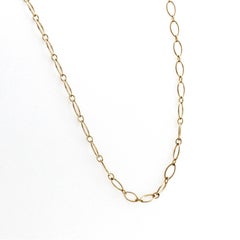 Authentic Tiffany & Co. 18 Karat Rose Gold Oval Link