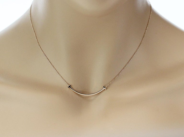 tiffany extra large smile necklace