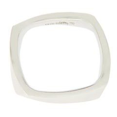 Authentische Tiffany & Co. 18 Karat Weißgold Frank Gehry Torque Ring