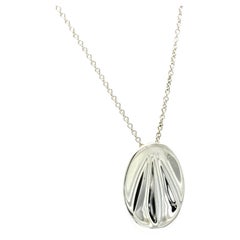 Authentische Tiffany & Co. 925 Silber Peretti Libra Sternzeichen-Anhänger-Halskette