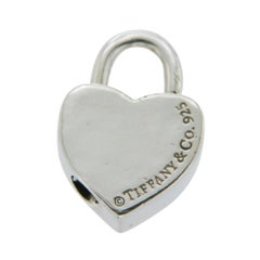 Authentic Tiffany & Co. 925 Sterling Silver I love You Lock Pendant Charm