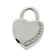 Authentique pendentif en argent 925 de Tiffany & Co. "I love You Lock" (Je t'aime)