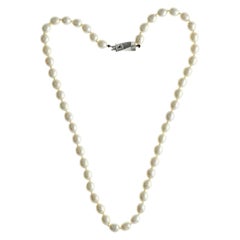 Authentic Tiffany & Co. 925 Sterling Silver Pearl Necklace
