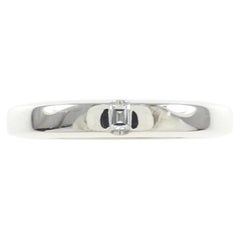 Authentische Tiffany & Co. Satin-Ring Größe 5,5  3 MM W