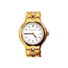 Authentische Tiffany & Co. Tesoro 18 Karat Gold Uhr